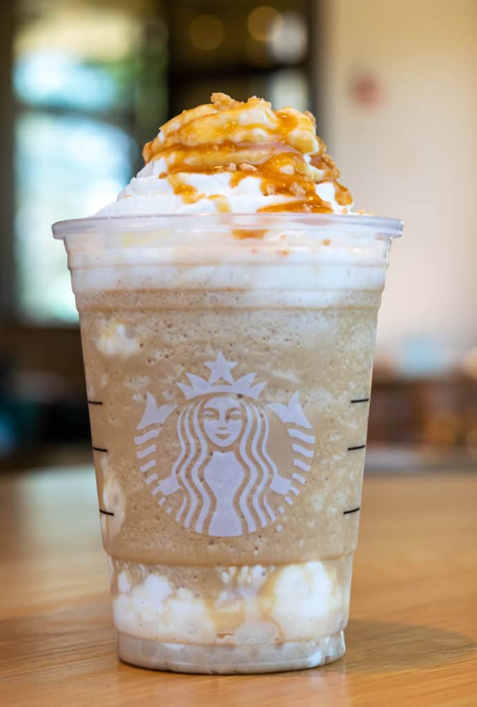 19 Starbucks Caramel Drinks Hot Iced And Blended Beverages Grounds