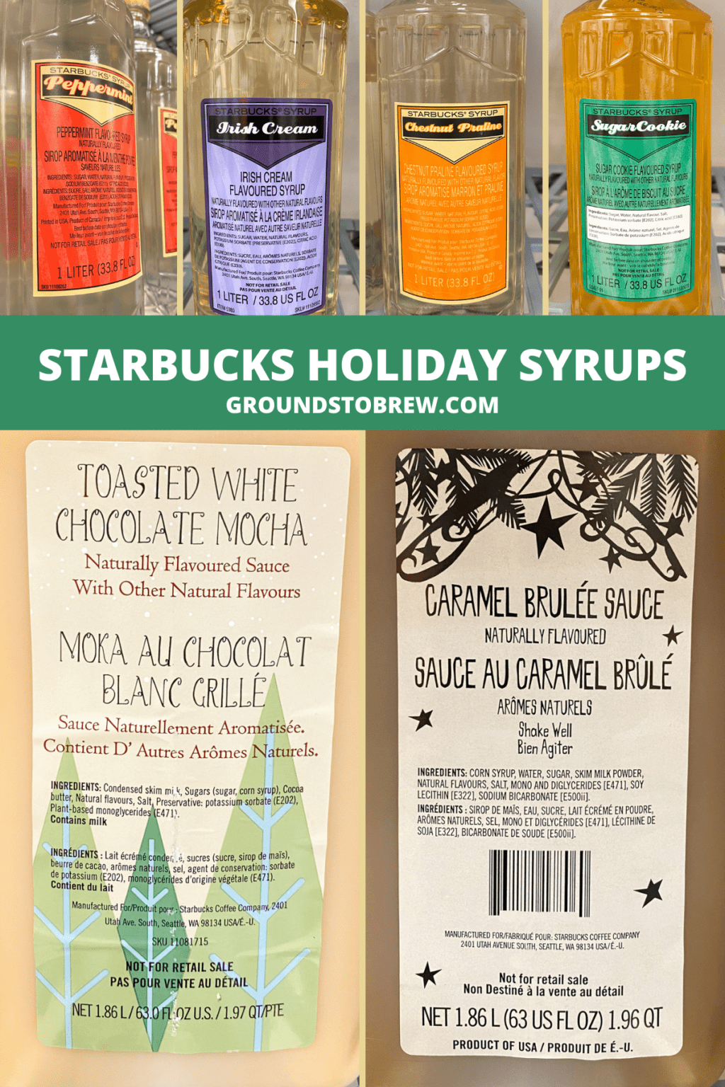 Starbucks Holiday Drinks & Syrups: Every Festive Flavor » Grounds to Brew