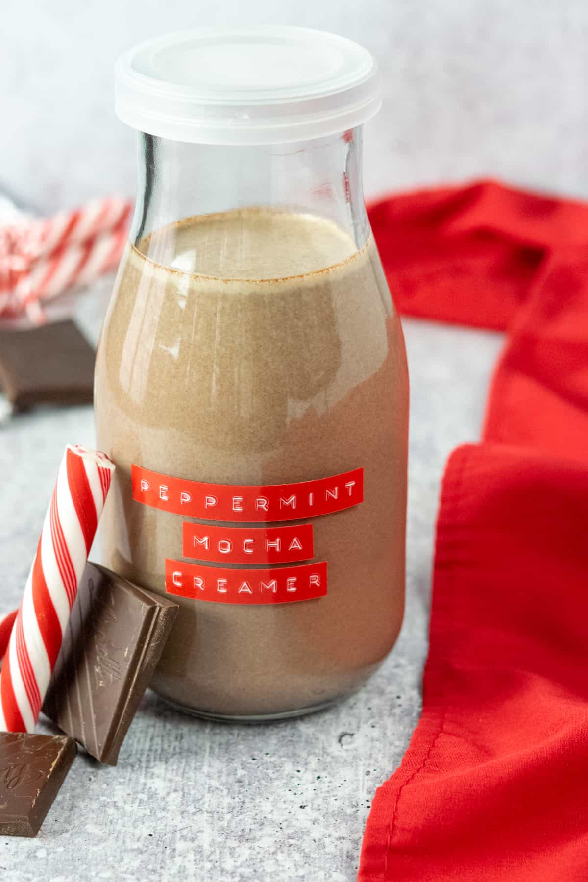 Homemade Peppermint Mocha Coffee Creamer » Grounds to Brew